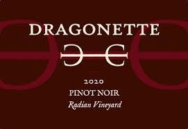 Dragonette Pinot Noir Radian Vineyard 2020