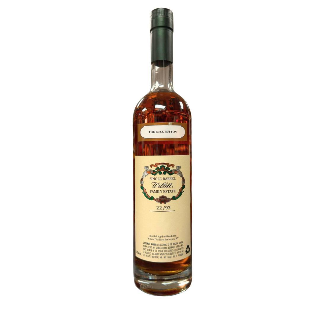 Willett Family Estate Single Barrel Rye "The Buzz Button" 8yr (103.8 Proof) - 750ml