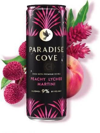 Paradise Cove Peachy Lychee Martini 4-pack
