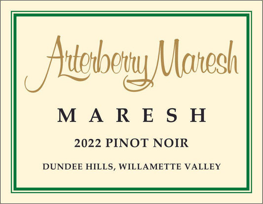 Arterberry Maresh Pinot Noir Maresh Vineyard 2022
