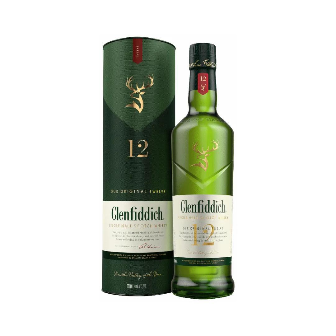 Glenfiddich 12-yr Scotch Malt Whisky- 750ml