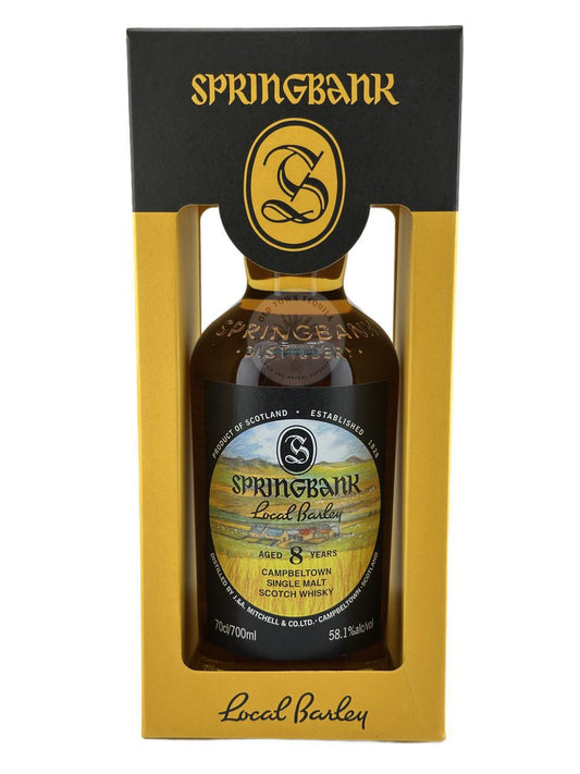 Springbank 8 Yr Local Barley Single Malt Scotch Whisky (116.2 Prf) - 700ml