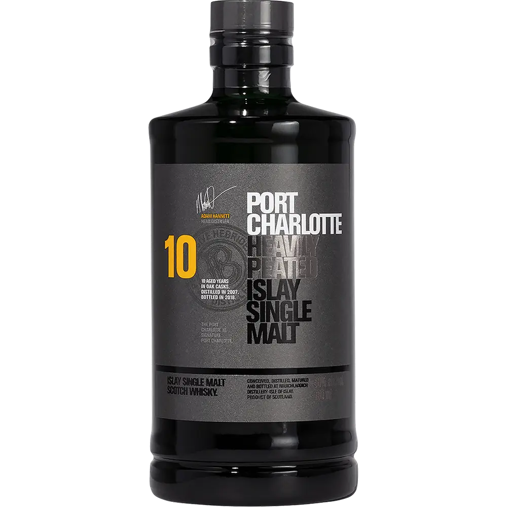 Bruichladdich Port Charlotte PC10 Heavily Peated Scotch Malt Whisky Ace Beverage