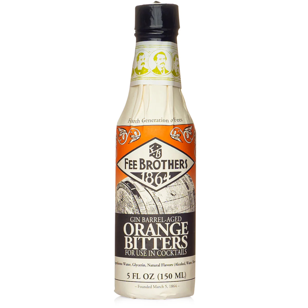 Fee Brothers Gin Barrel-aged Orange Bitters Ace Beverage
