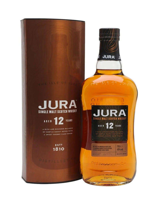 Jura 12 year old single malt scotch  750ml