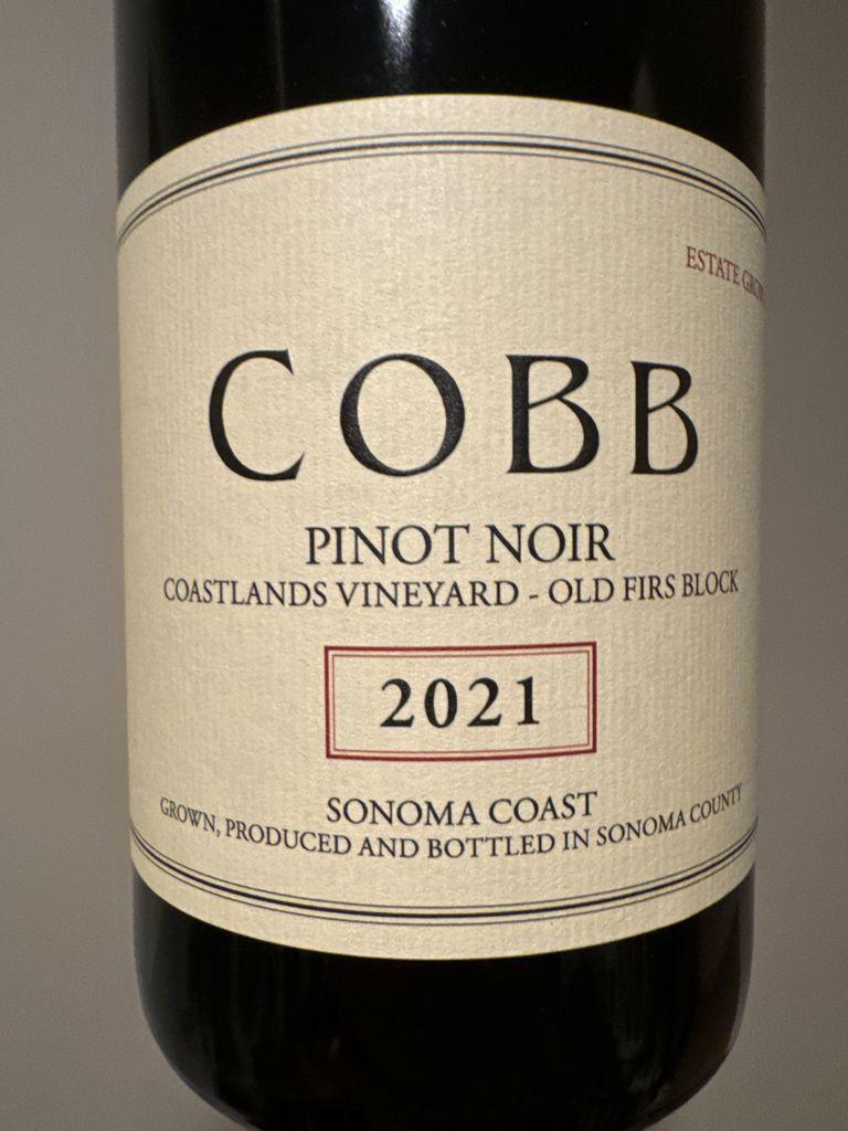 Cobb Pinot Noir Old Firs Vineyard 2021  *FOR A VINTAGE AFFAIR SILENT AUCTION ONLY*