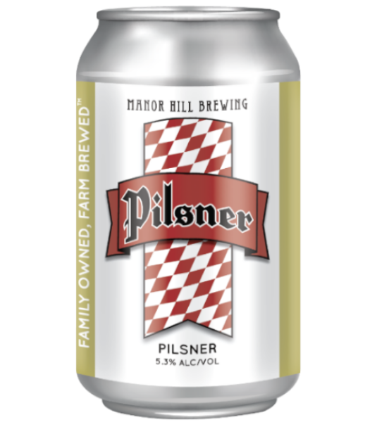 Manor Hill Pilsner 6-pack cans