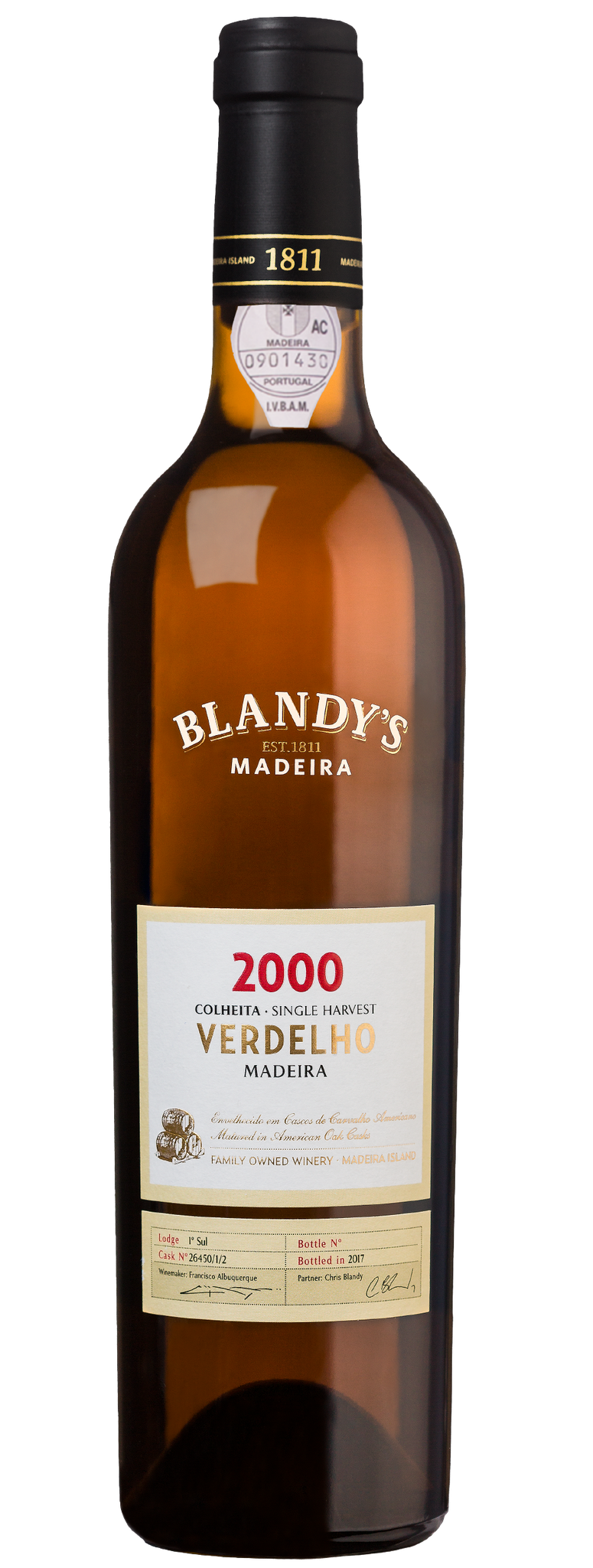 Blandy's Madeira Verdelho Colheita 2000