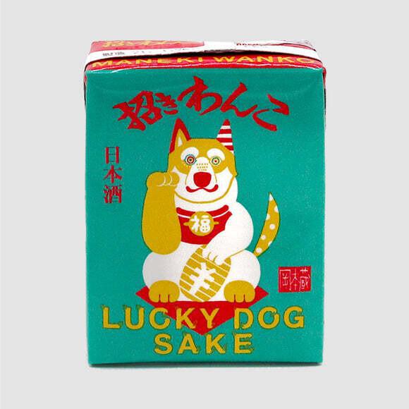 Maneki Wanko Lucky Dog Sake Juice Box 180ml