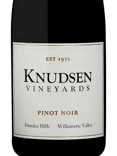 Knudsen Pinot Noir Dundee Hills 2018