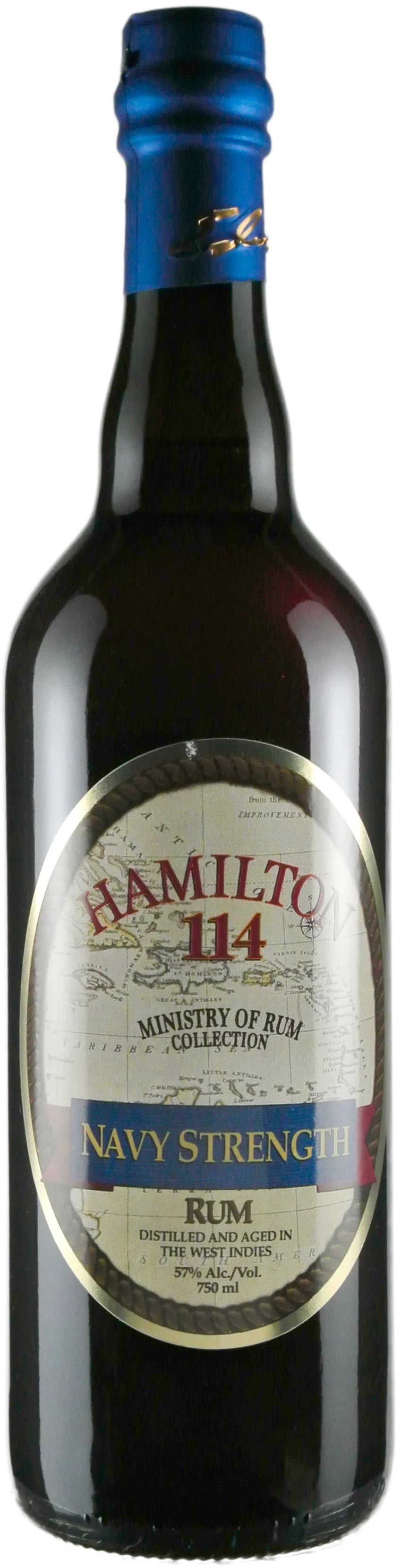 Hamilton Navy Strength Rum West Indies- 750ml