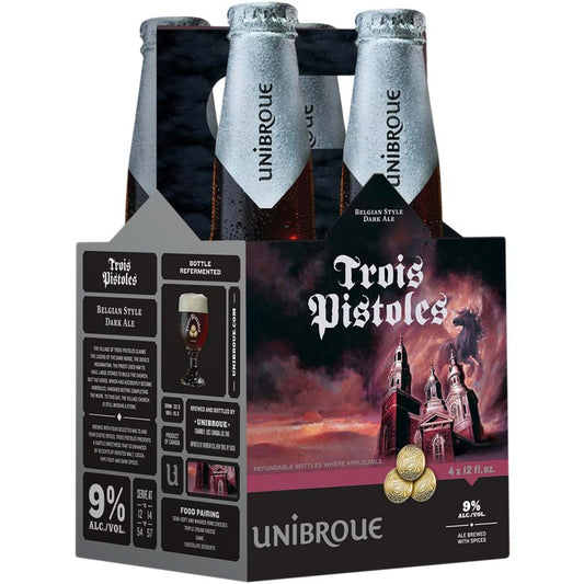 Unibroue Trois Pistoles Belgian Style Dark Strong Ale 4-pack