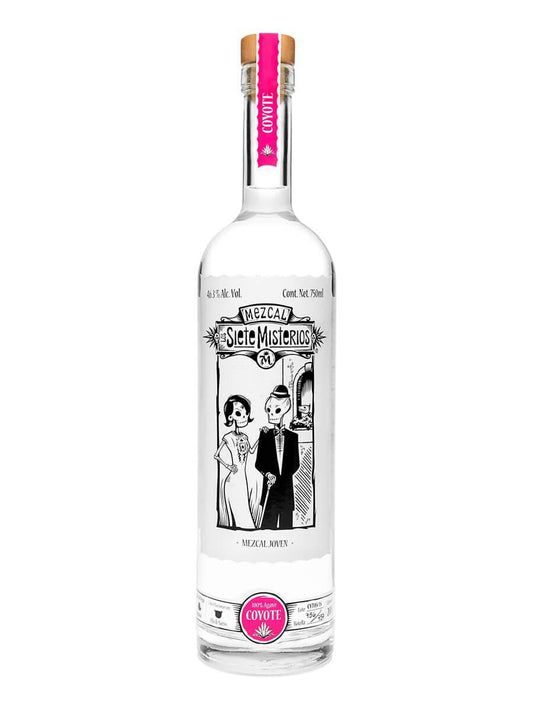 Los Siete Misterios Mezcal Ancestral Joven Coyote (93.64 Proof)- 750ml