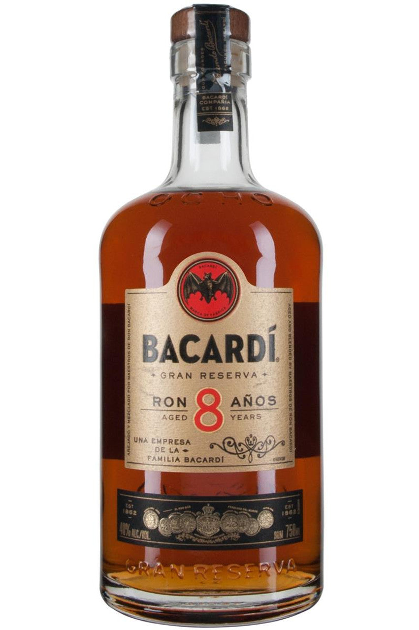 Bacardi Rum Gold Reserva Ocho 8yr- 750ml