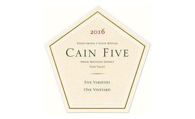 Cain Five Spring Mountain District Napa Valley 2016 *FOR A VINTAGE AFFAIR SILENT AUCTION ONLY*