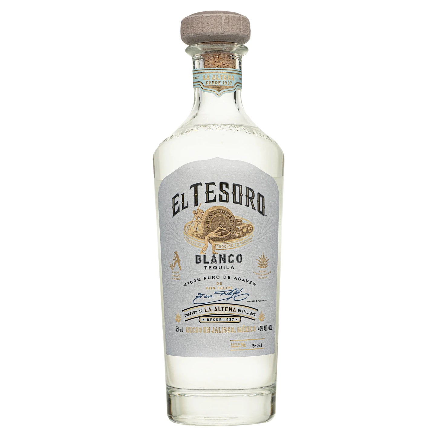 El Tesoro Blanco Tequila - 750ml