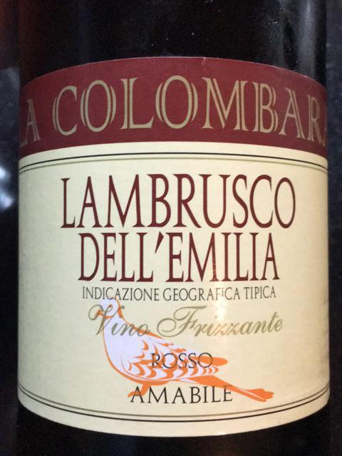 La Colombara Lambrusco Amabile