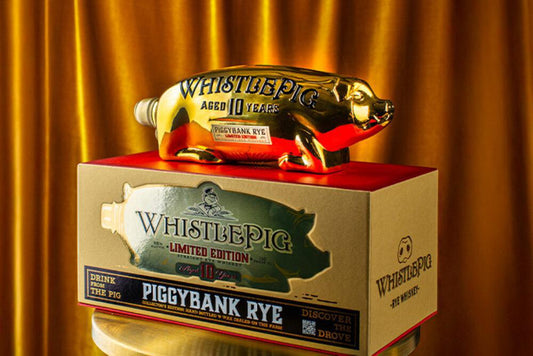 WhistlePig Limited Edition 10 Years Aged Piggybank Rye Gold Edition - 1L