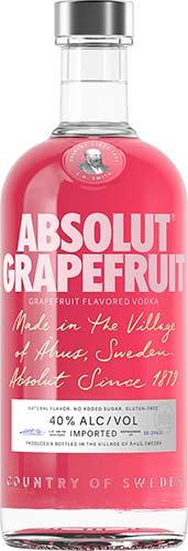 Absolut Grapefruit Vodka 1.75Ltr