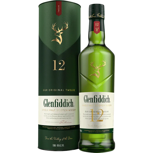 Glenfiddich 12-yr Scotch Malt Whisky- 750ml