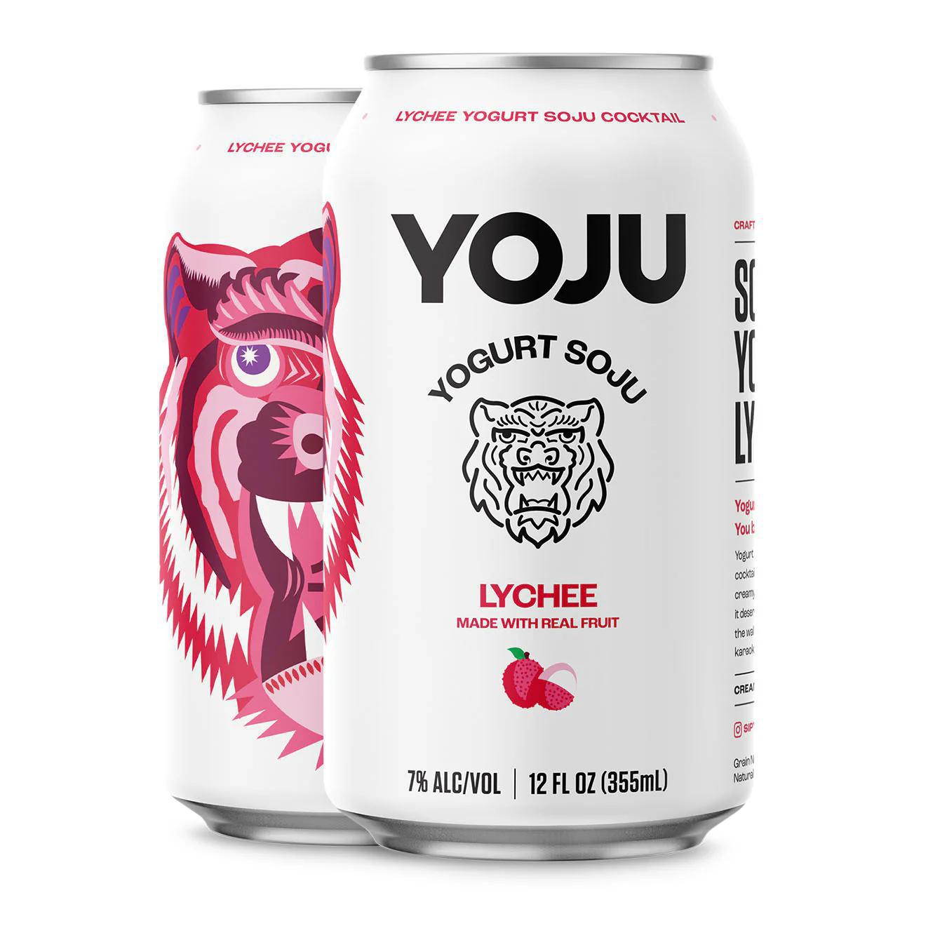 Yoju Lychee 12oz cans - 4pack