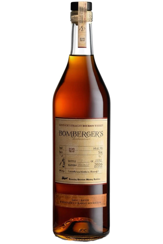 Bomberger's "Declaration" Kentucky Straight Bourbon 2026 Release (108pf)
