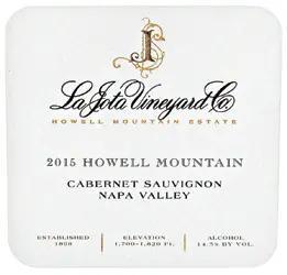 La Jota Cabernet Sauvignon Howell Mountain 2015 375ml