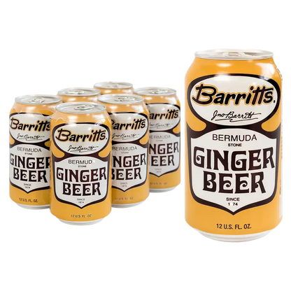 Barritt's Bermuda Ginger Beer 6-pack cans