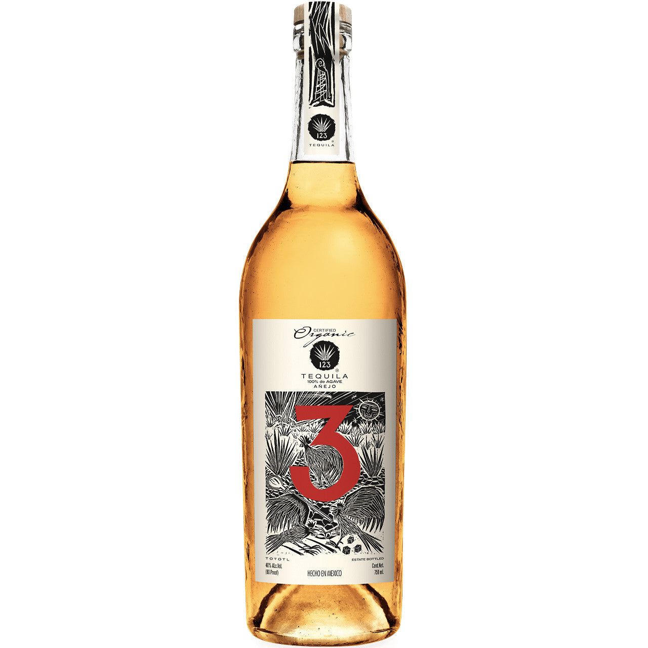 123 "3" Anejo Tequila