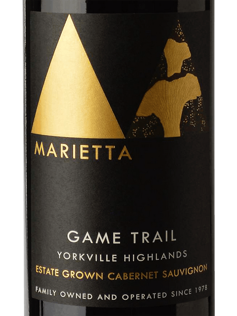 Marietta Game Trail Cab Sauvignon 2019