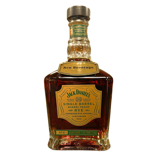 Jack Daniel's Single-Barrel Barrel Proof Rye Ace Beverage Store Pick - 750ml *FOR A VINTAGE AFFAIR SILENT AUCTION ONLY*