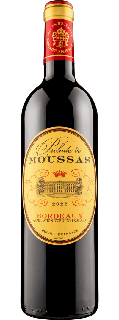Prelude de Moussas Bordeaux Rouge 2023