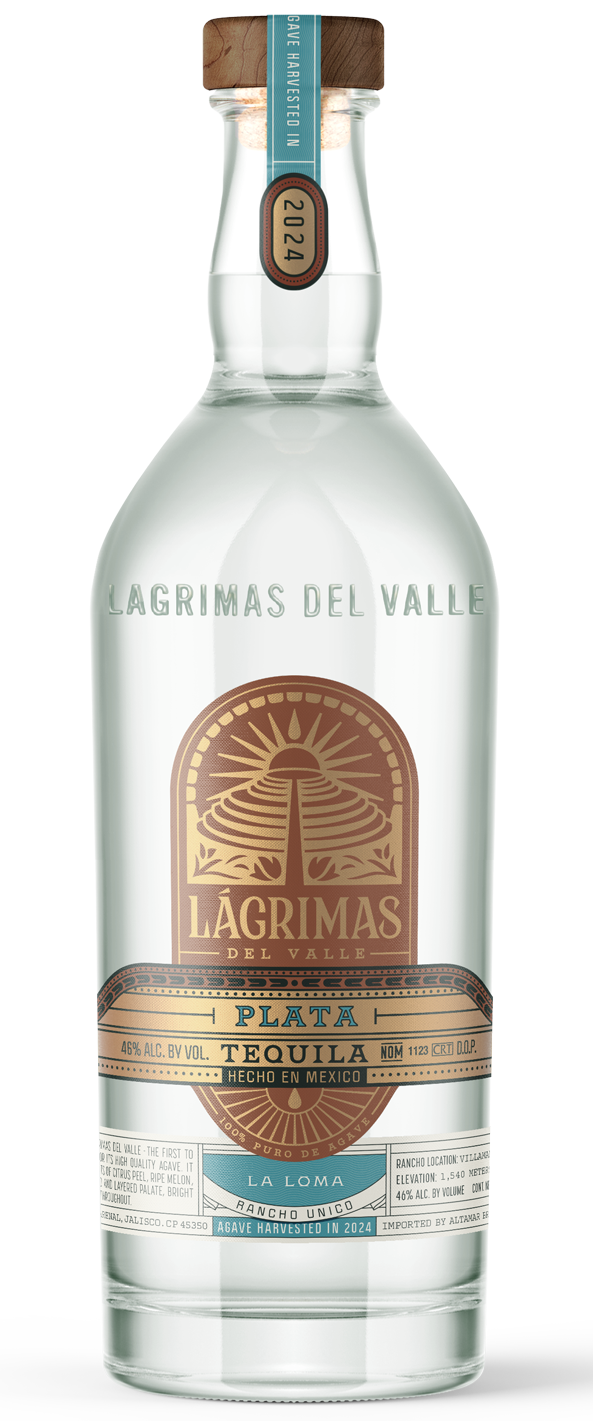Lagrimas Del Valle Plata "La Loma" Tequila- 750ml