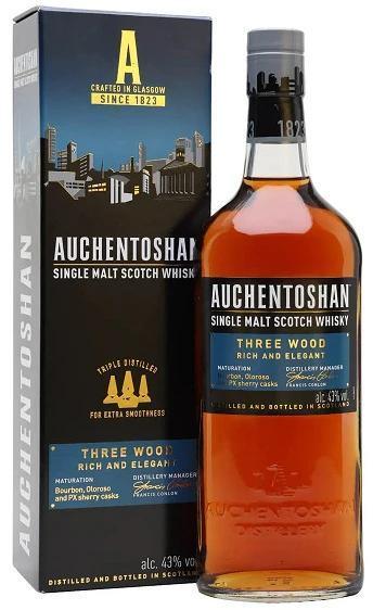 Auchentoshan Three Wood Single Malt Scotch Whisky- 750ml