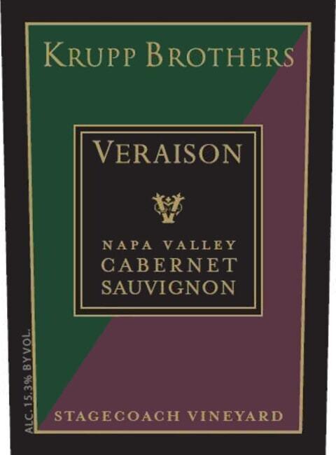 Krupp Cabernet Sauvignon Veraison Stagecoach Vineyard 2017