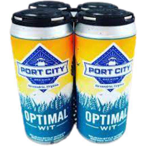 Port City Optimal Wit 4-pack 16oz cans