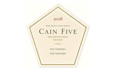 Cain Five Spring Mountain District Napa Valley 2018 *FOR A VINTAGE AFFAIR SILENT AUCTION ONLY*
