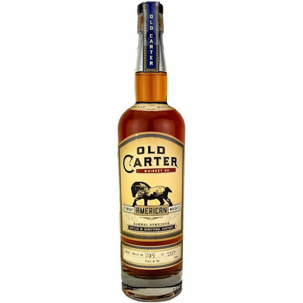 Old Carter Small Batch Barrel Strength American Whiskey Batch #12 133.3 proof - 750ml