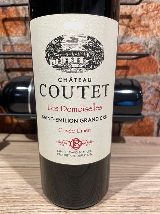 Chateau Coutet Saint Emilion Grand Cru Les Demoiselles Cuvee Emeri 2020