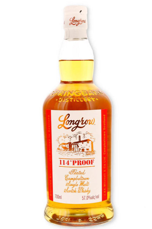 Springbank Longrow Peated Cask Strenght Campbeltown Single Malt Scotch Whisky (114  Prf) - 750ml