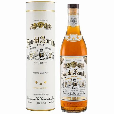 Ron Del Barrilito 3 Stars Rum- 750ml