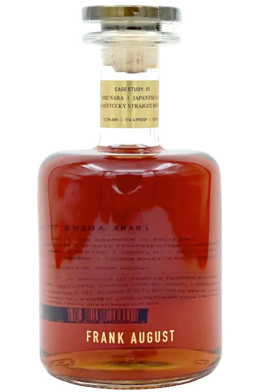 Frank August Case Study Mizunara Cask Bourbon 114.4 Proof- 750ml