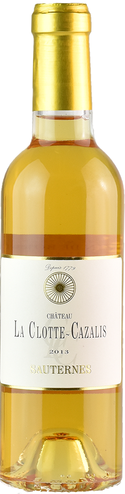 Chateau La Clotte Cazalis Sauternes 2013 375ml