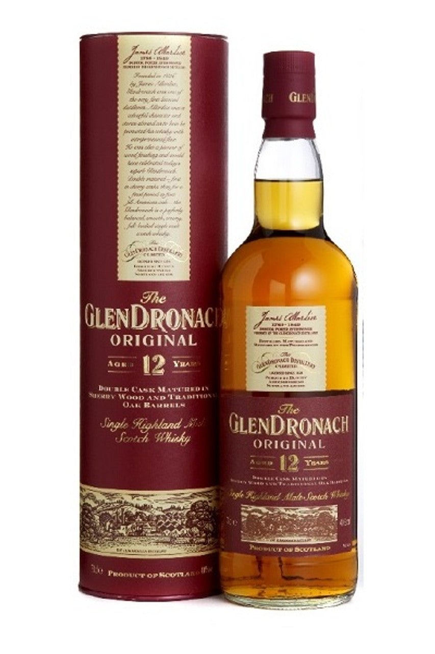 Glendronach Single Malt Scotch Whisky 12yr-750ml