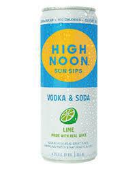 High Noon Lime Vodka & Soda 4-pack