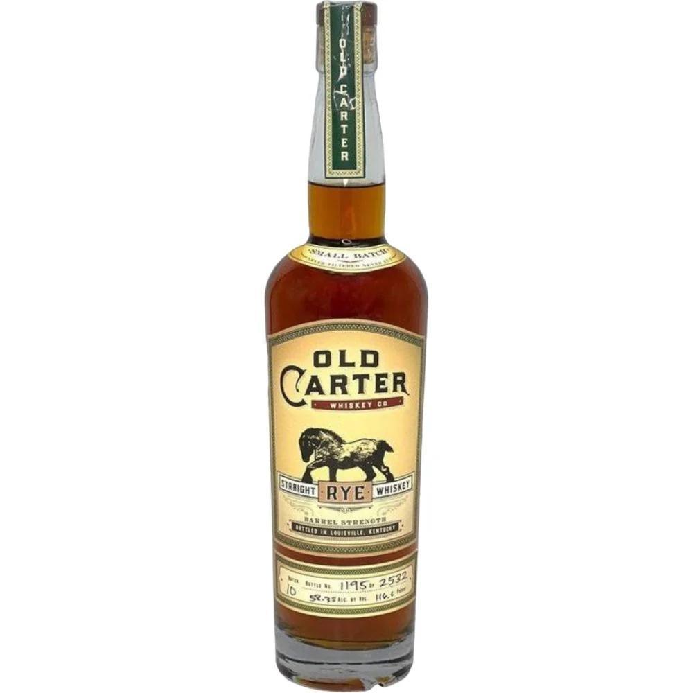 Old Carter Small Batch Rye Batch #11 115.6 proof