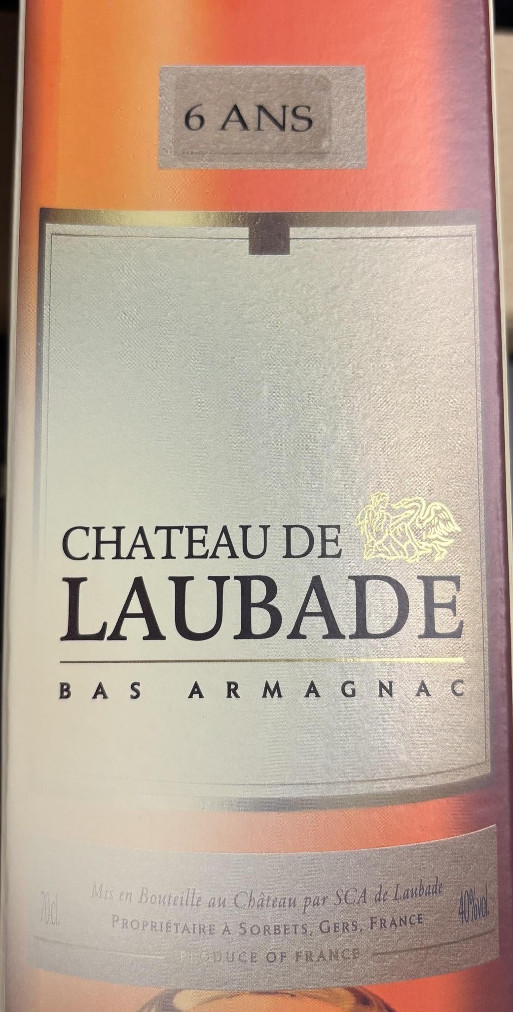 Chateau de Laubade Bas Armagnac 6yr- 750ml