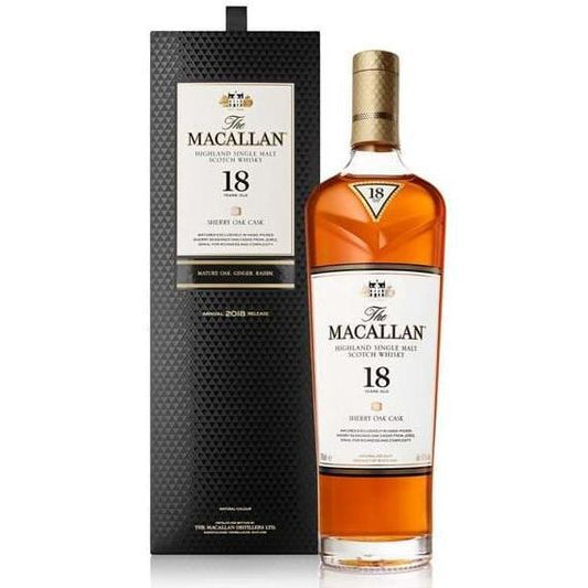 Macallan 18yr Sherry Cask Single Malt Scotch Whisky- 750ml