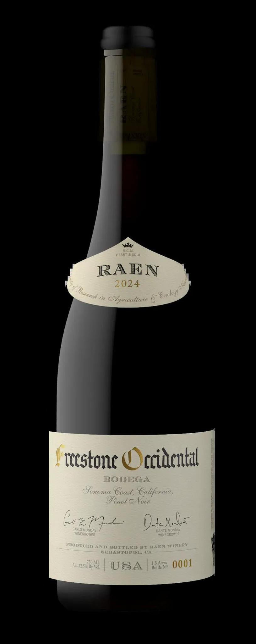 Raen Pinot Noir Royal St Robert Fort Ross-Seaview Sonoma Coast 2024