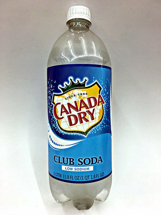 Canada Dry Club Soda - 1.0L